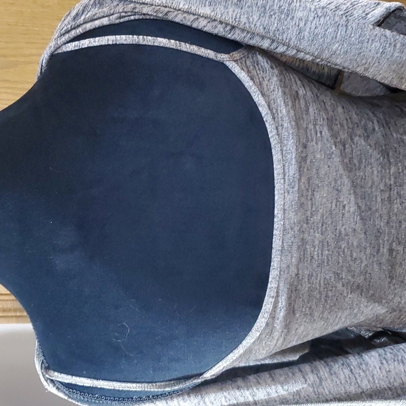 Whbm gold taupe shining dress keyhole draped back lined - Picture 6 of 7